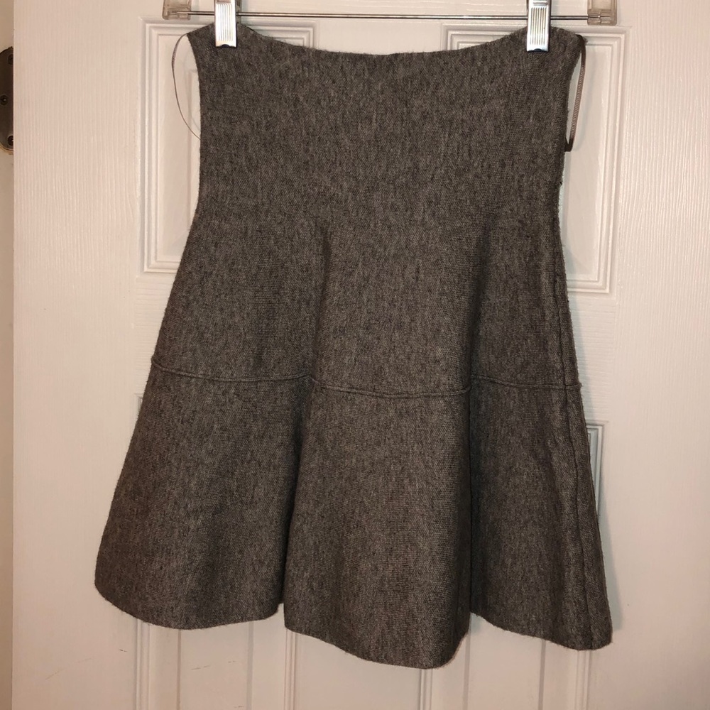 Zara knit grey skirt - Picture 1 of 5